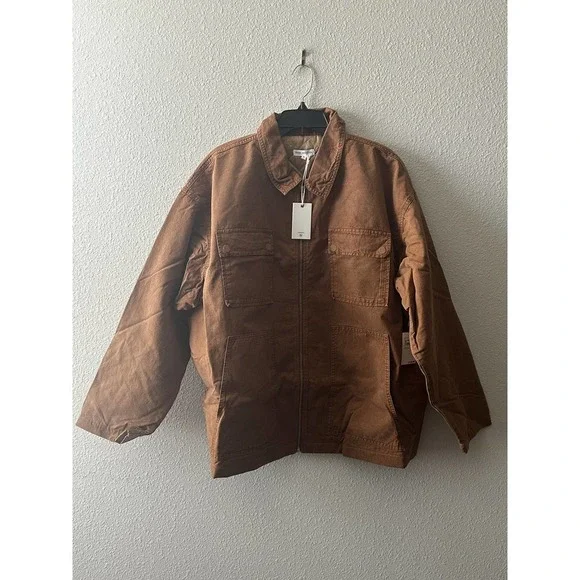 GOOD AMERICAN Women's Chore Dropped Shoulder Utility Jacket